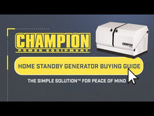 Load and play video in Gallery viewer, Champion 8.5-kW Home Standby Generator with 50-Amp Outdoor Switch (US &amp; CA)
