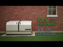 Load and play video in Gallery viewer, Champion 12.5-kW Home Standby Generator with 100-Amp Outdoor Switch (US &amp; CA)
