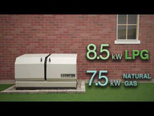 Load and play video in Gallery viewer, Champion 8.5-kW Home Standby Generator with 50-Amp Outdoor Switch (US &amp; CA)
